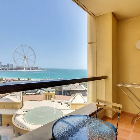 Spacious Sea View Studio At The Beach Jbr Dubai Exterior photo